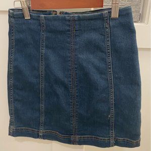 Free People Modern Femme Denim Mini Skirt